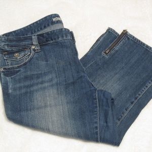 Mossimo Supply Co. Capris with Hem Side Zippers